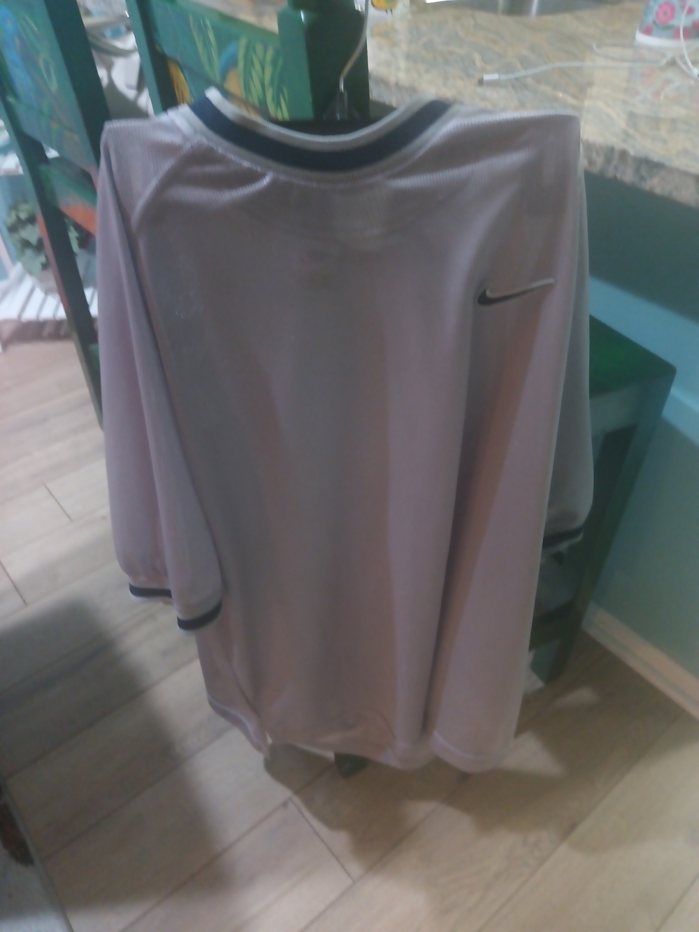 Nike Gray Athletic Jersey with BlackTrim